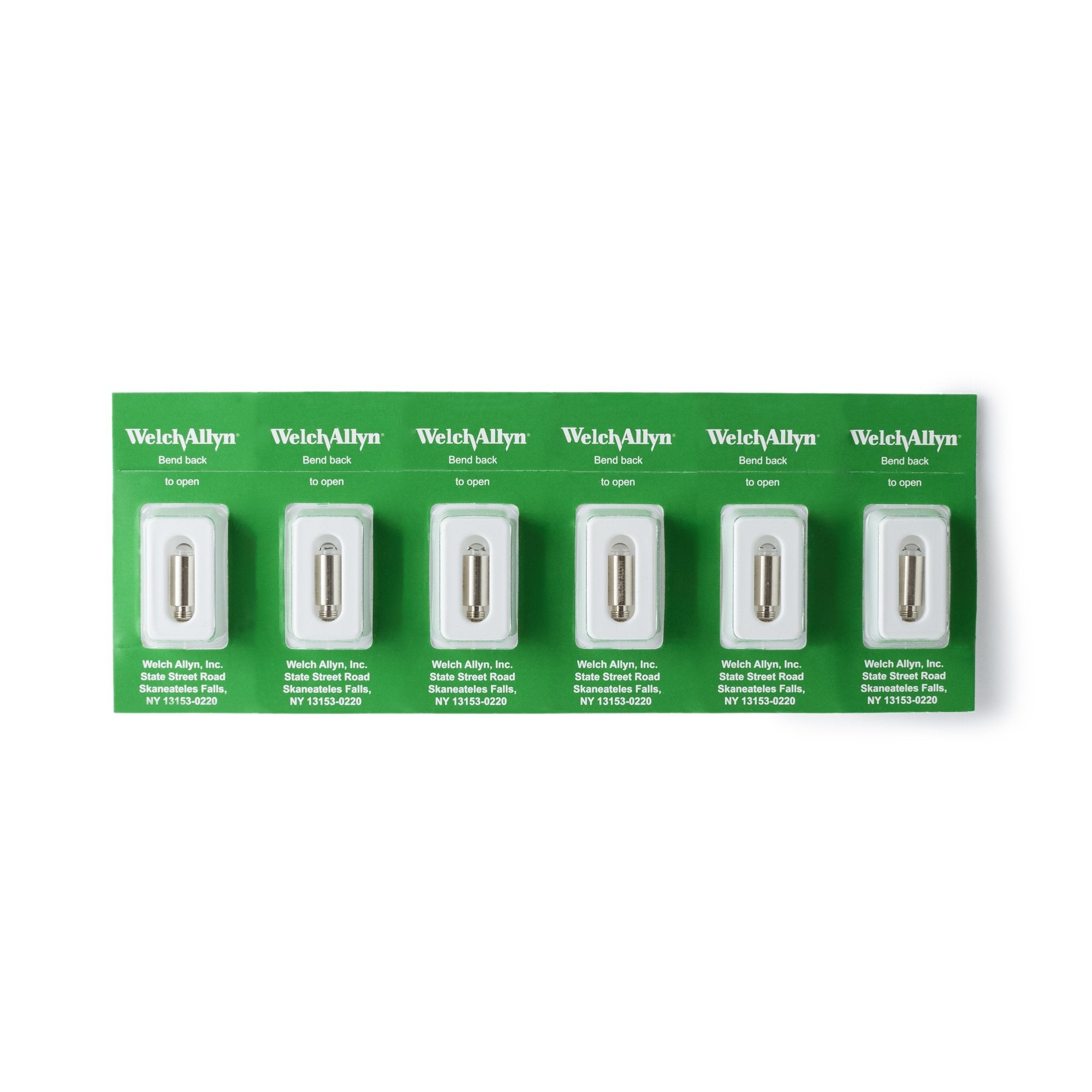 Welch Allyn® 3.5 Volt Diagnostic Lamp Replacement Bulbs - Halogen - Pack of 6 Welch Allyn® 3.5 Volt Diagnostic Lamp Replacement Bulbs - Halogen - Pack of 6